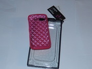 Pink Silicone Diamond Case Cover For HTC Desire S